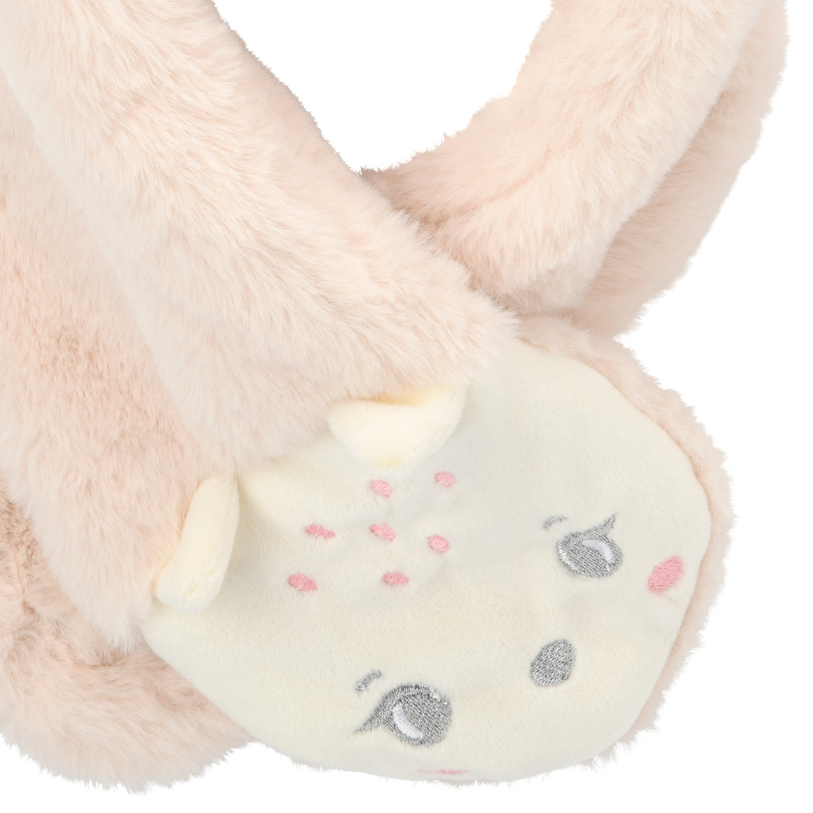 Meisjes knuffelsjaal met dierengezicht