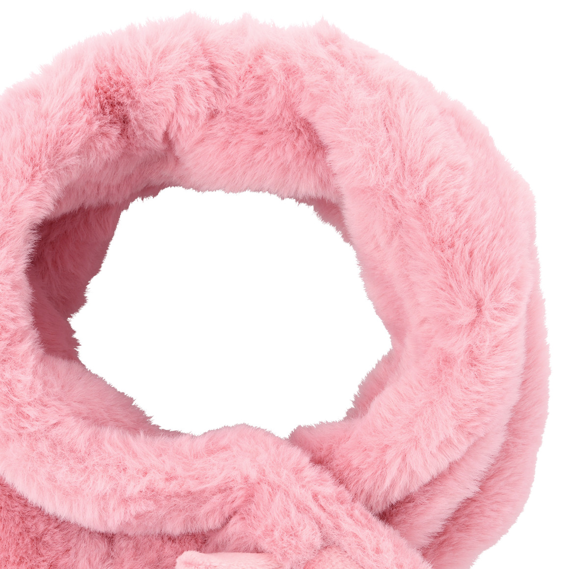 Meisjes knuffelsjaal met dierengezicht