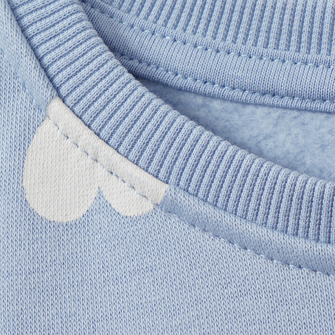 Mädchen Sweatshirt mit Herz-Allover