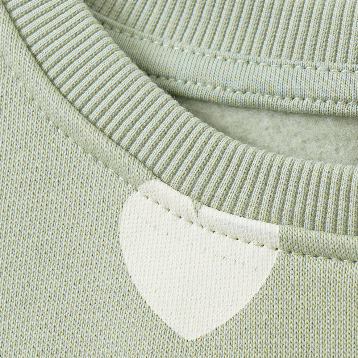 Mädchen Sweatshirt mit Herz-Allover