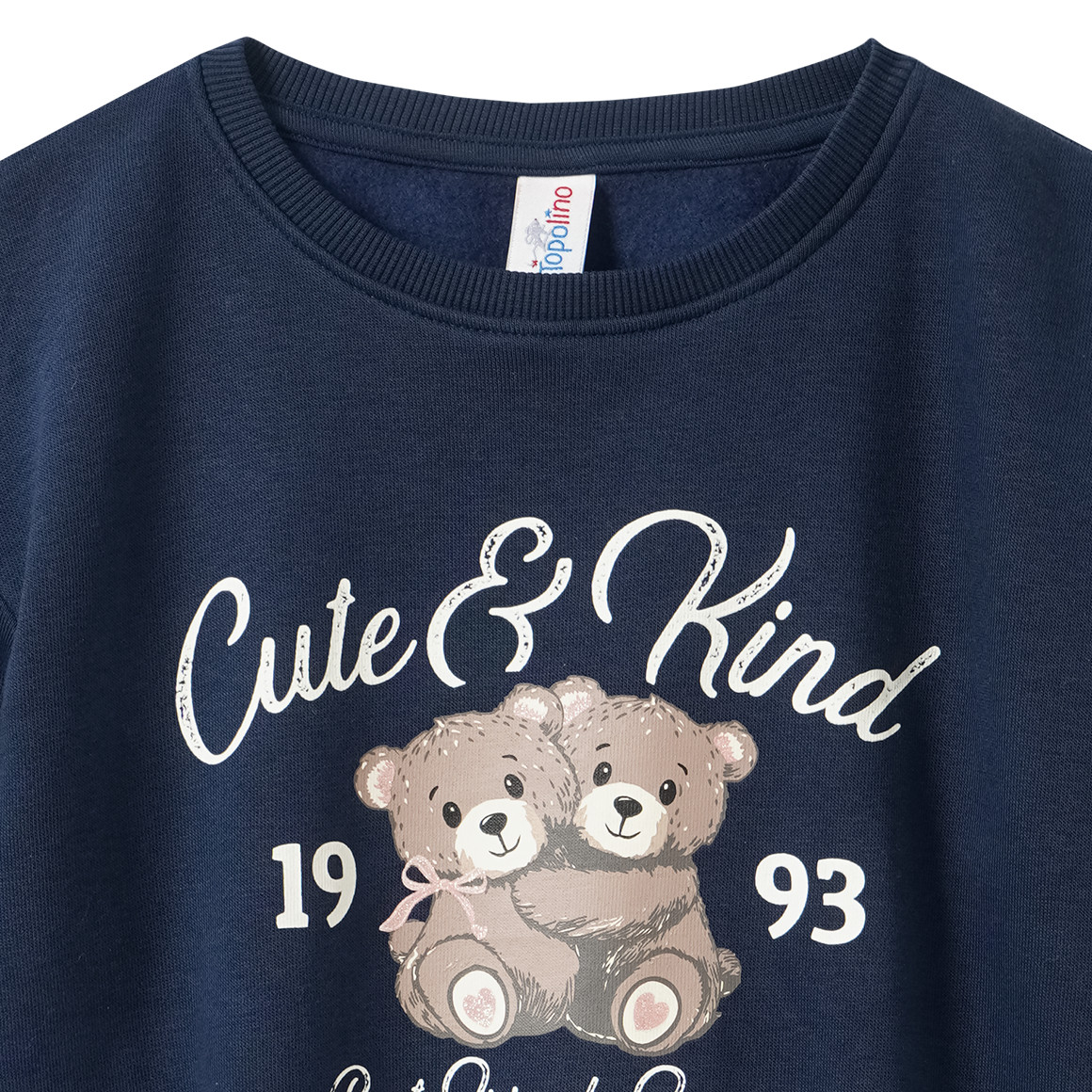 Mädchen Sweatshirt mit Bären-Print