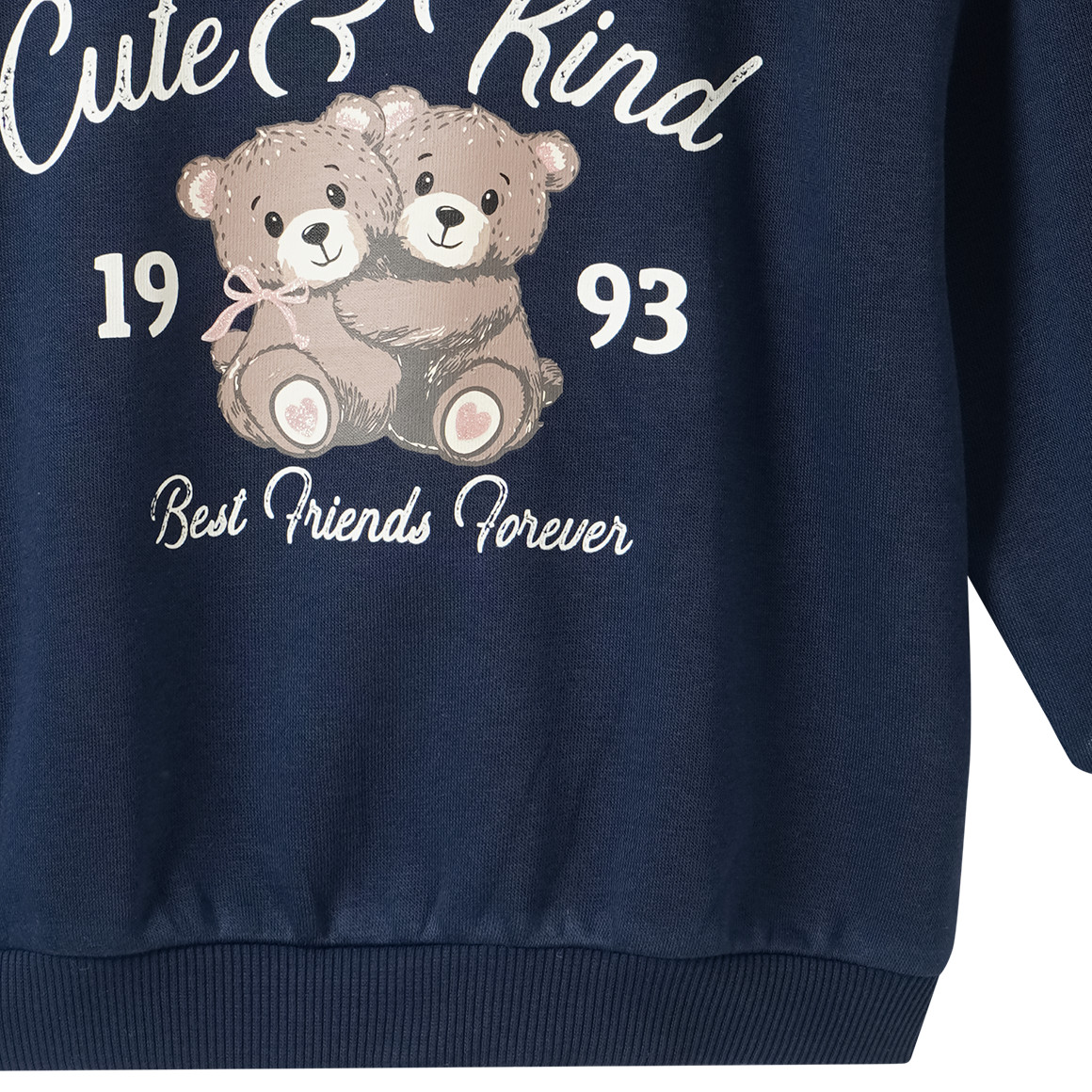 Mädchen Sweatshirt mit Bären-Print