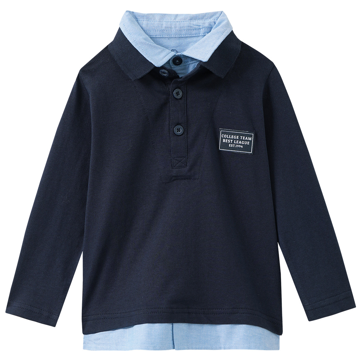 Jungen Langarmshirt im Lagen-Look