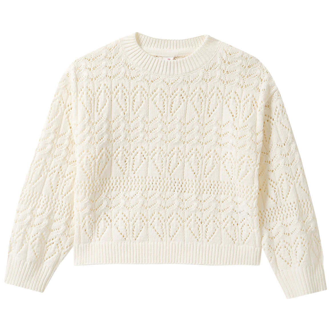 Gebreide trui voor meisjes van chenillegaren