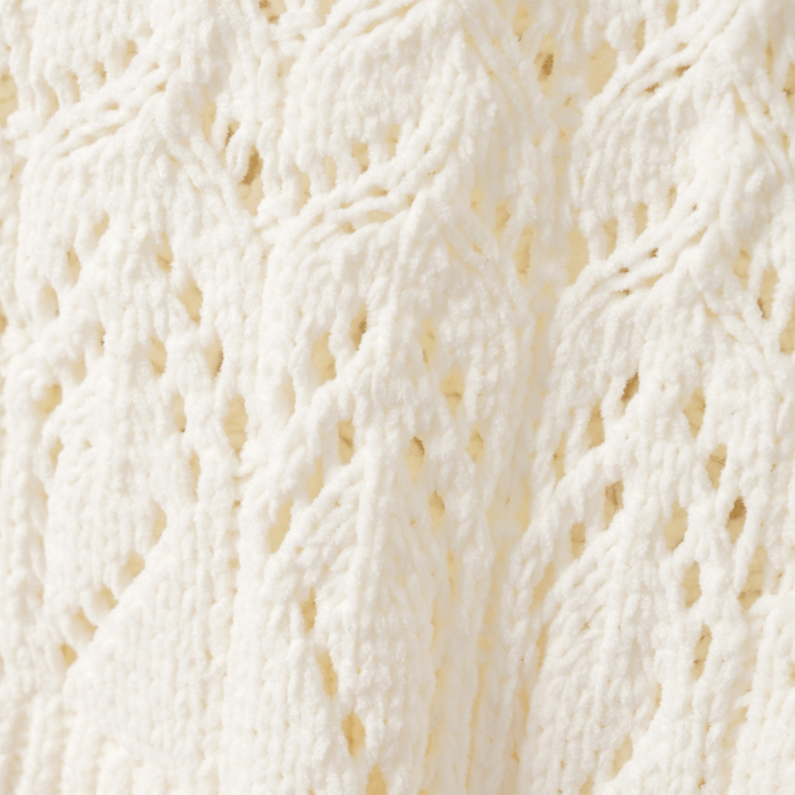 Gebreide trui voor meisjes van chenillegaren