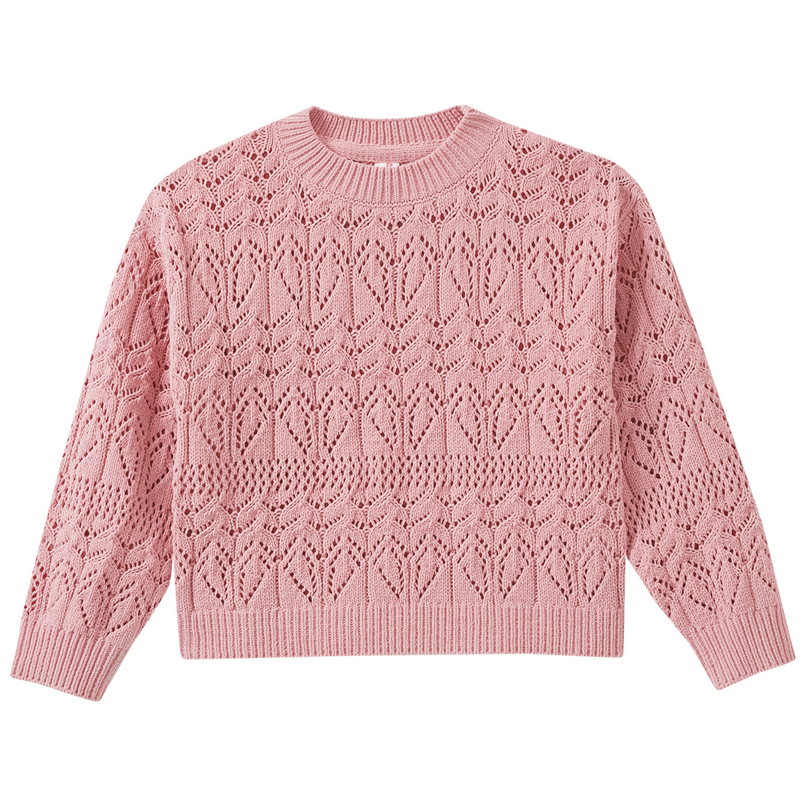 Gebreide trui voor meisjes van chenillegaren