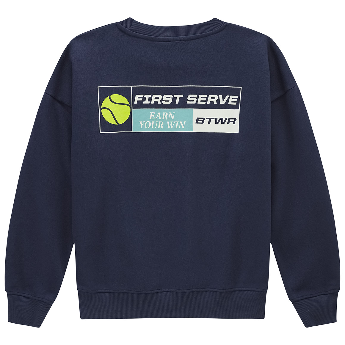 Sportsweater voor jongens met rugprint