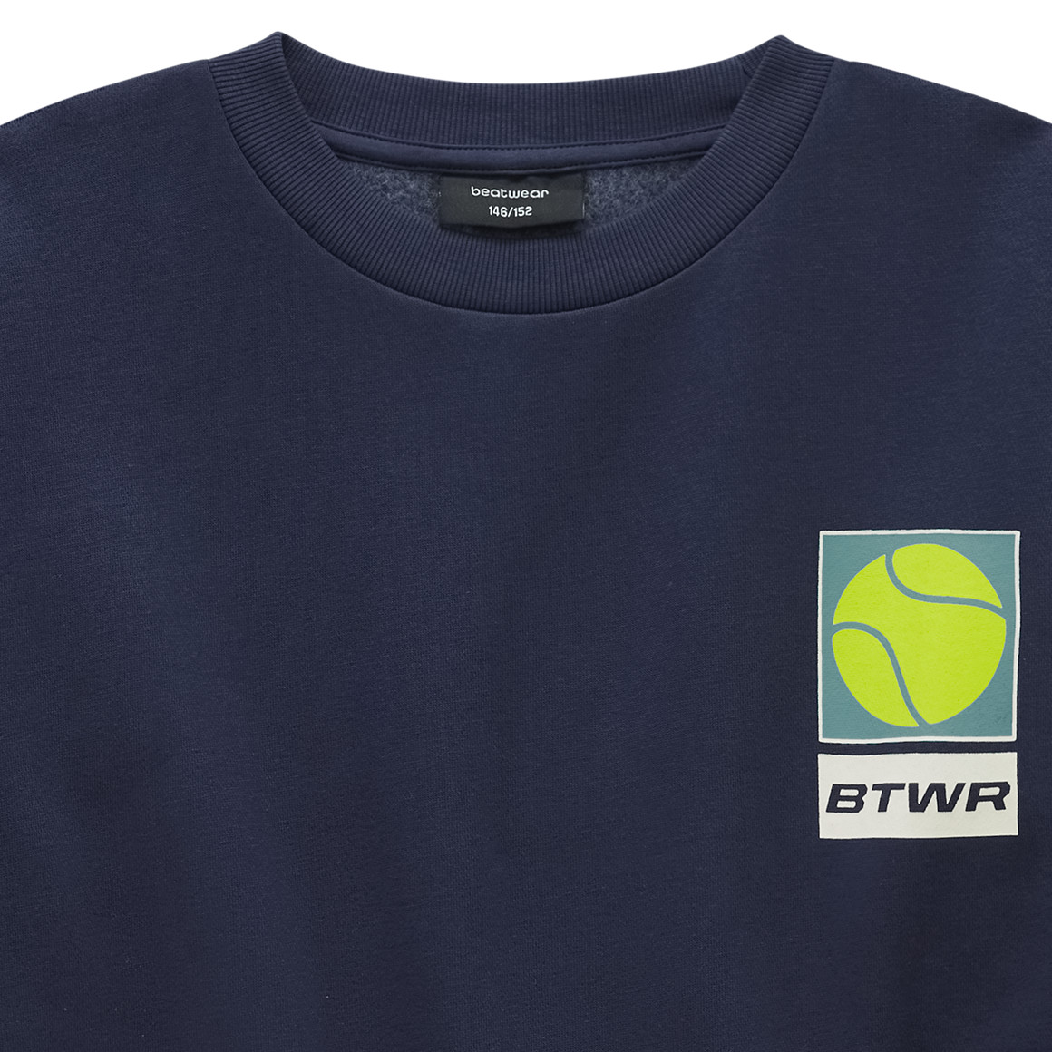 Sportsweater voor jongens met rugprint