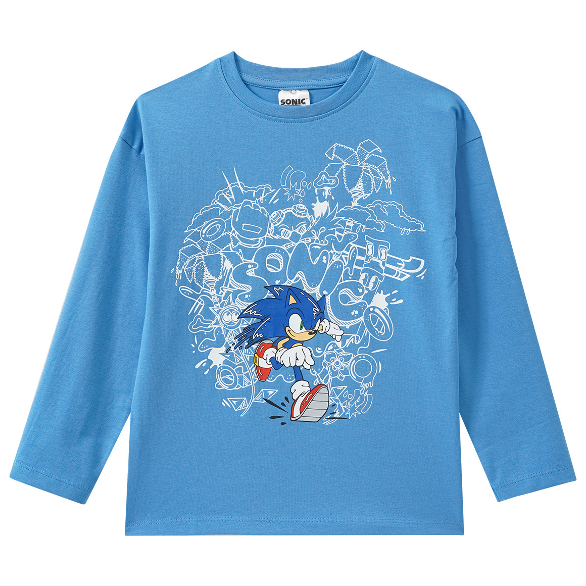 Sonic Langarmshirt mit Print