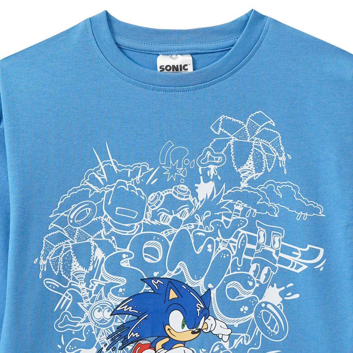 Sonic Langarmshirt mit Print