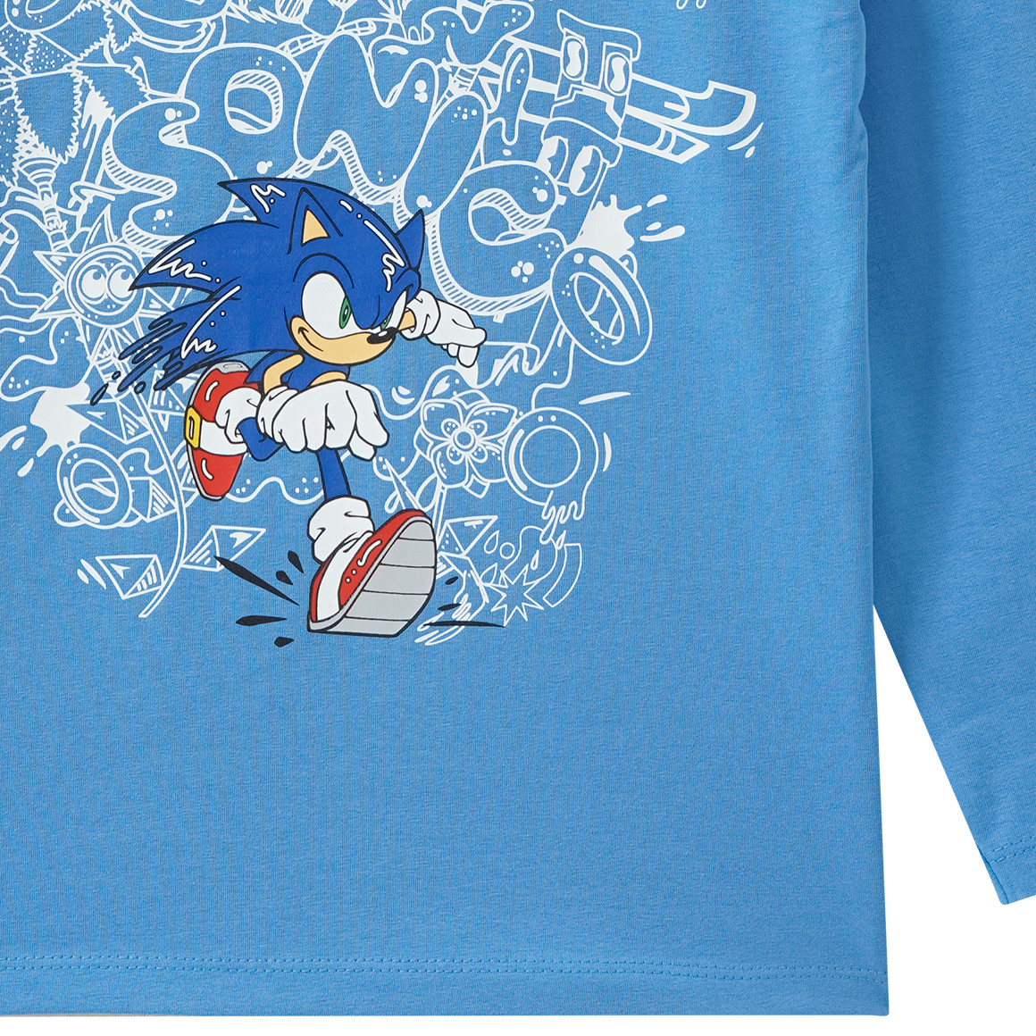 Sonic Langarmshirt mit Print