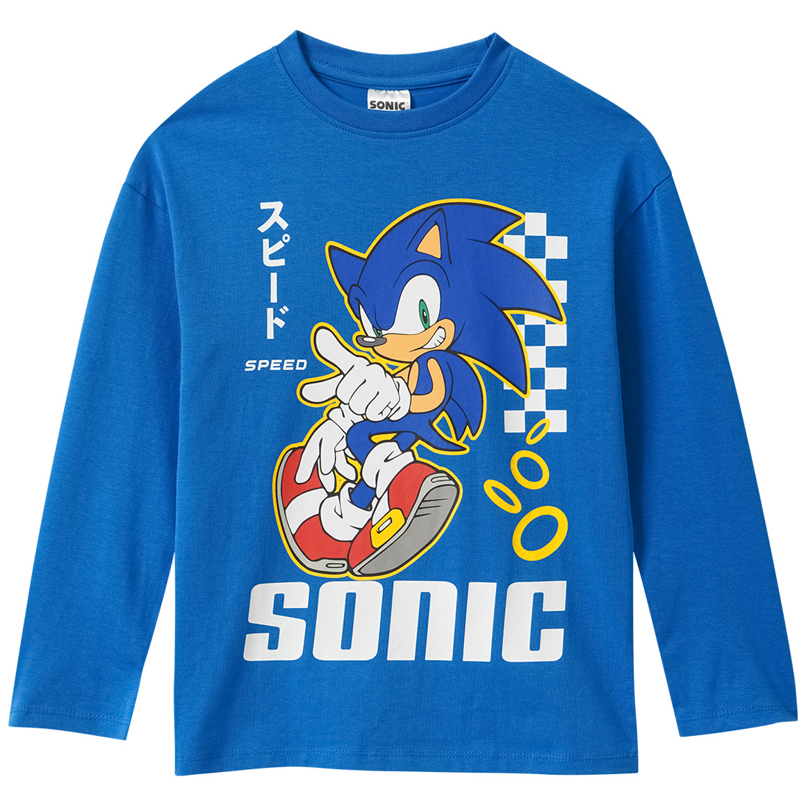 Sonic Langarmshirt mit Print