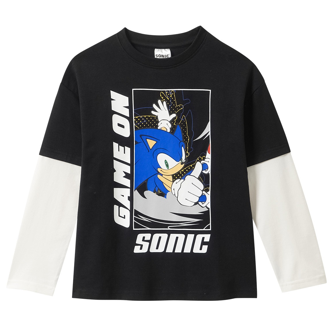 Sonic Langarmshirt mit Print