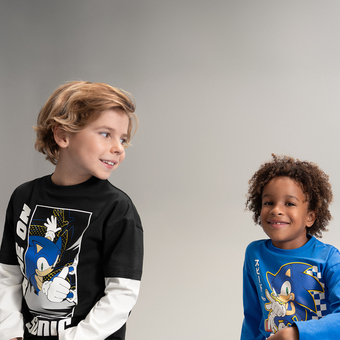 Sonic Langarmshirt mit Print