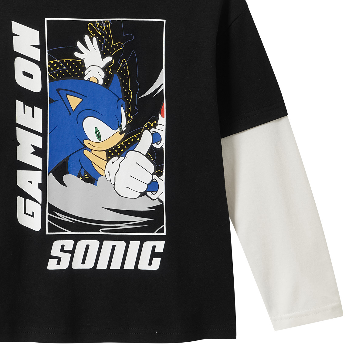 Sonic Langarmshirt mit Print