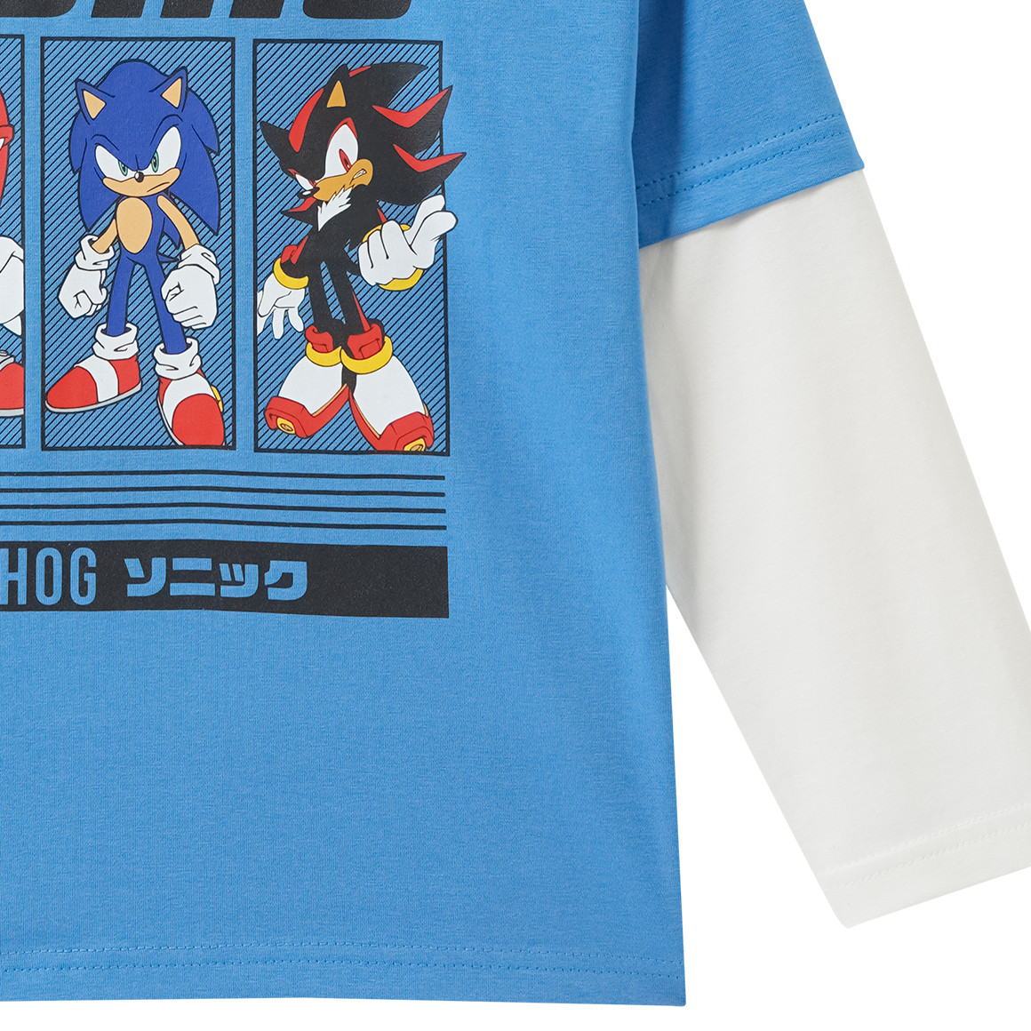 Sonic Langarmshirt mit Print