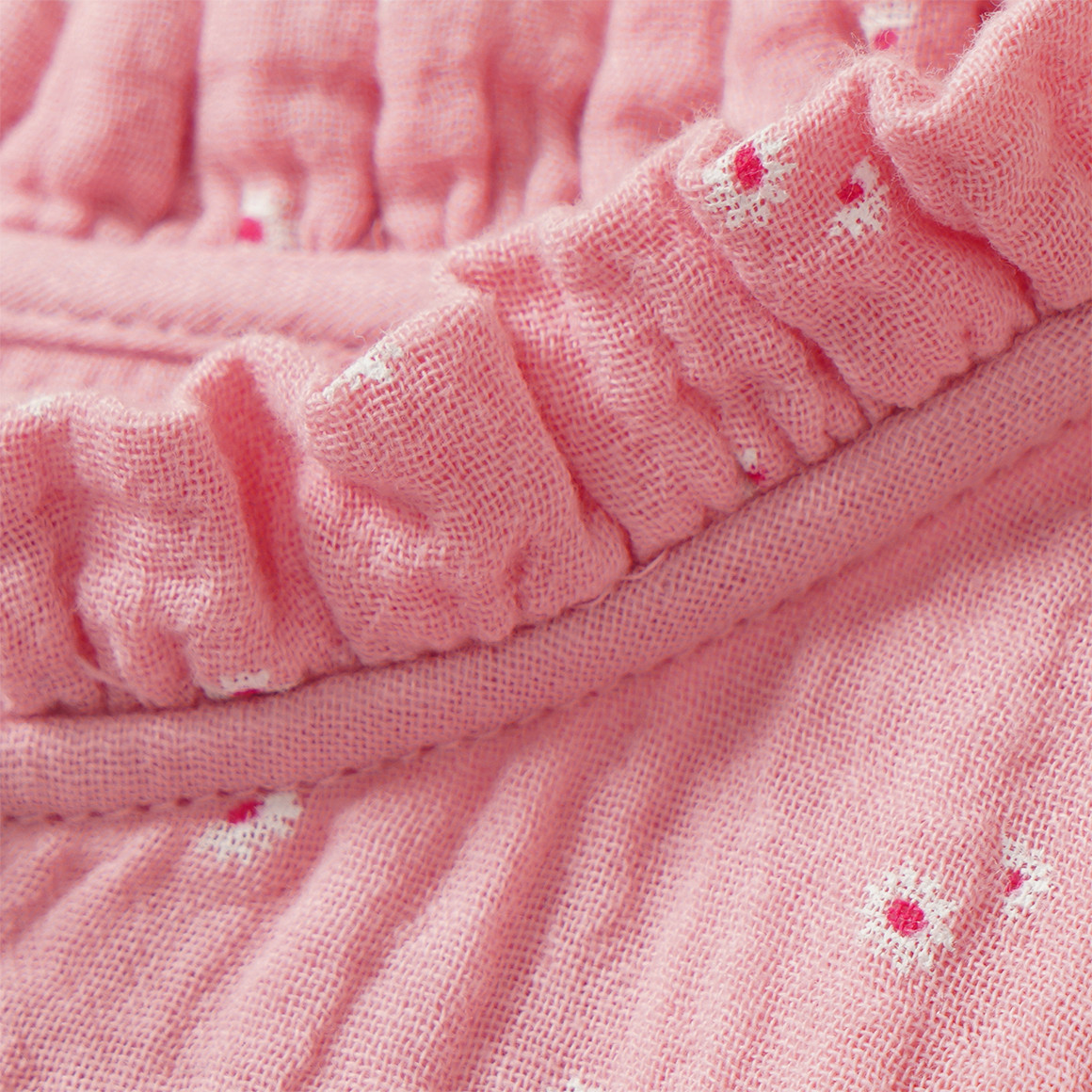 Meisjes mousseline blouse met bloemen