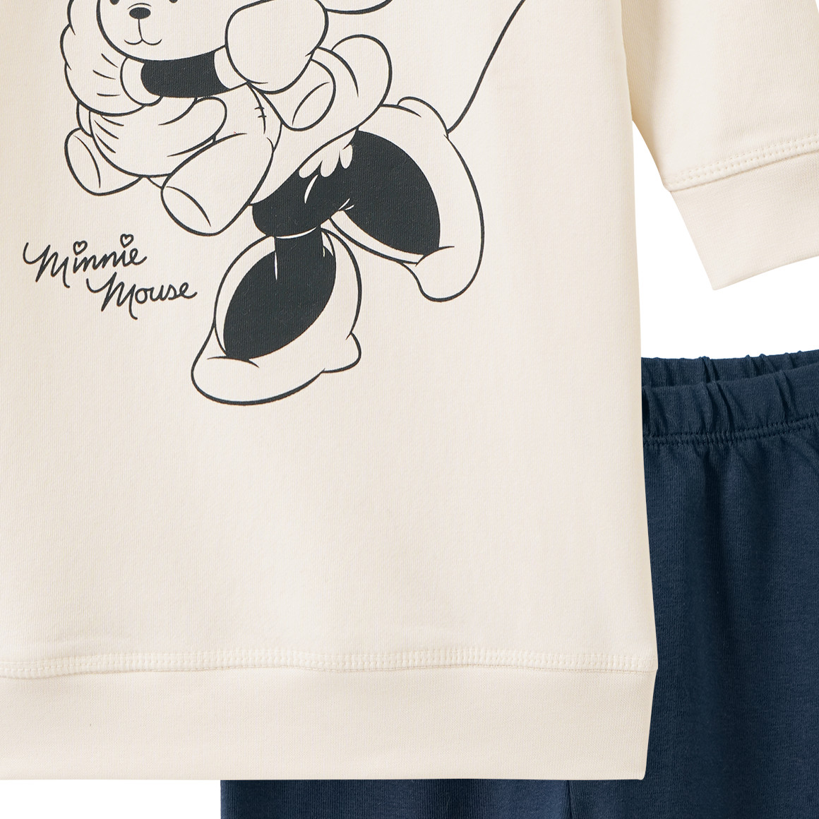 Minnie Maus Set mit Sweatkleid und Leggings