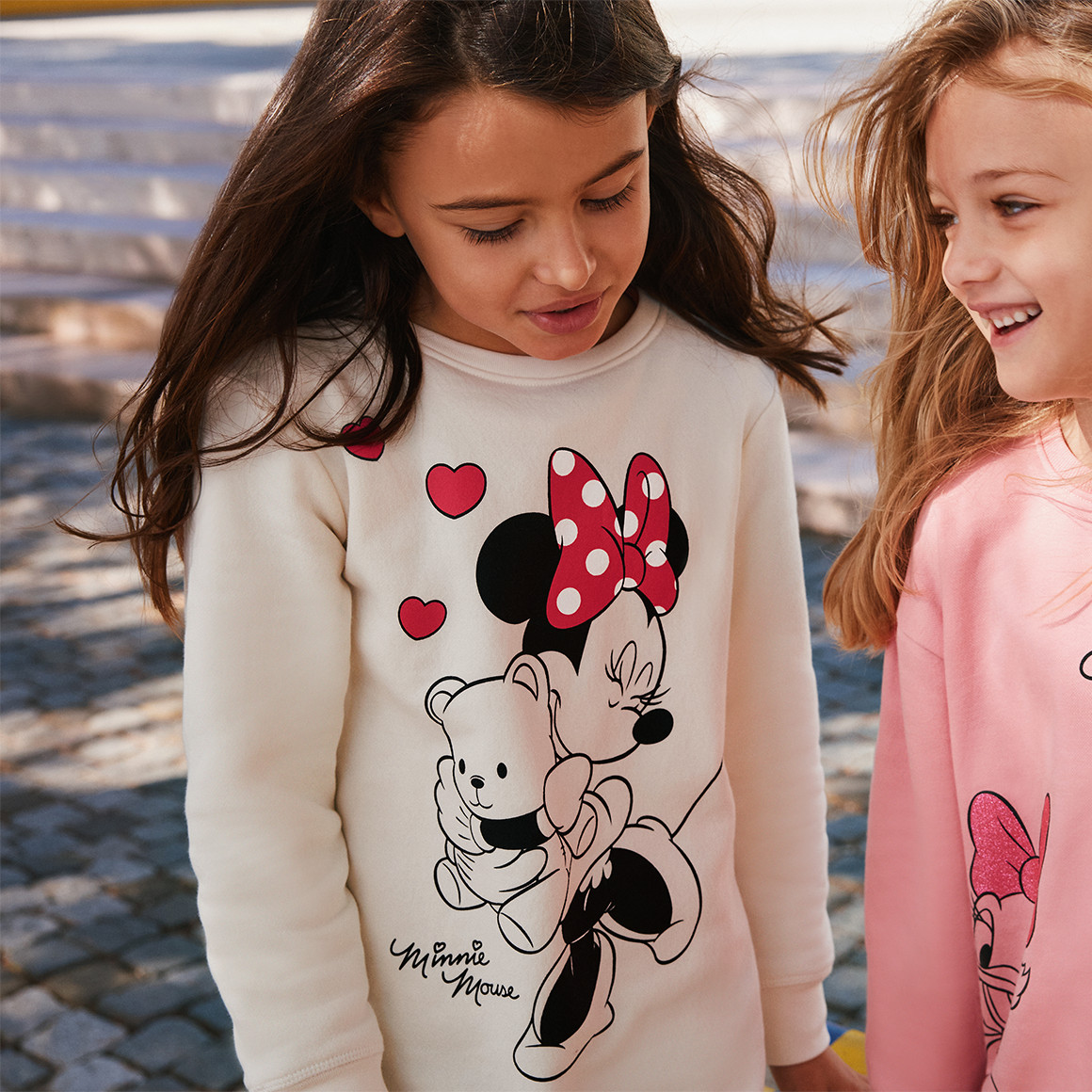 Minnie Maus Set mit Sweatkleid und Leggings