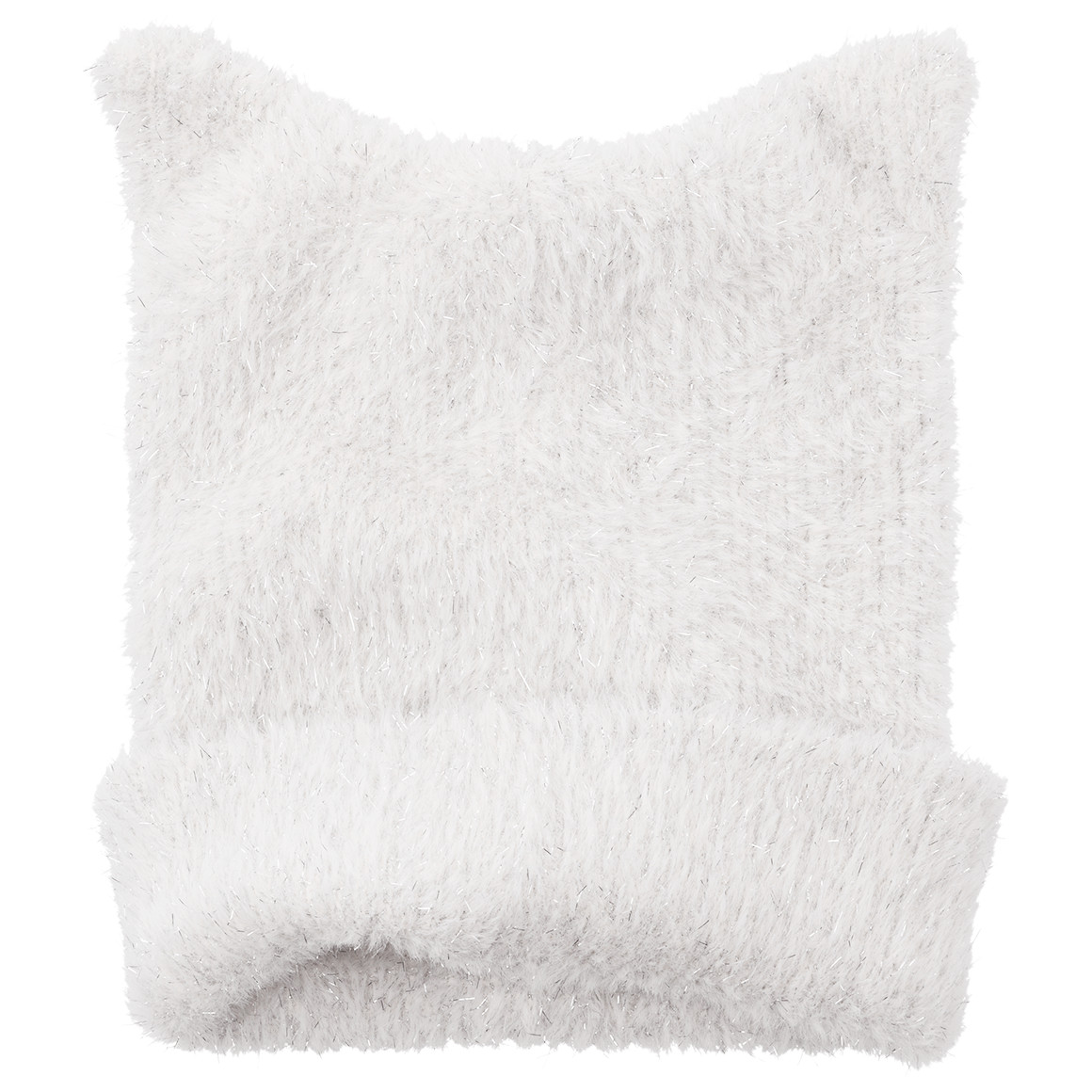 Gebreide muts voor meisjes met effectgaren