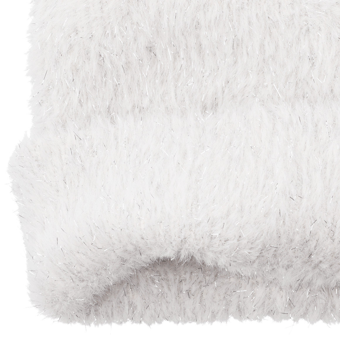 Gebreide muts voor meisjes met effectgaren