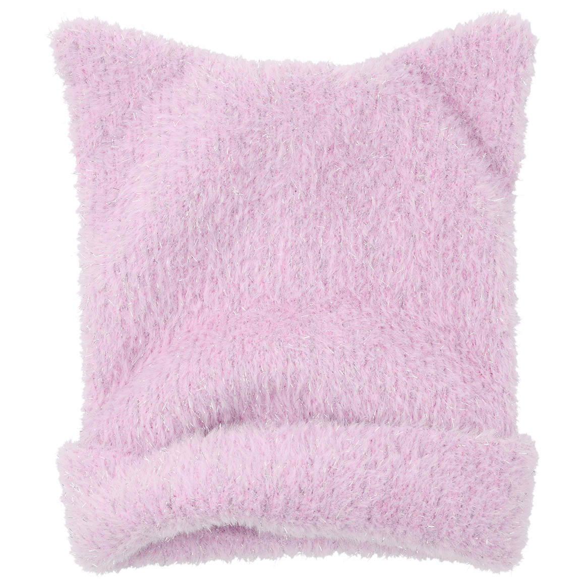 Gebreide muts voor meisjes met effectgaren