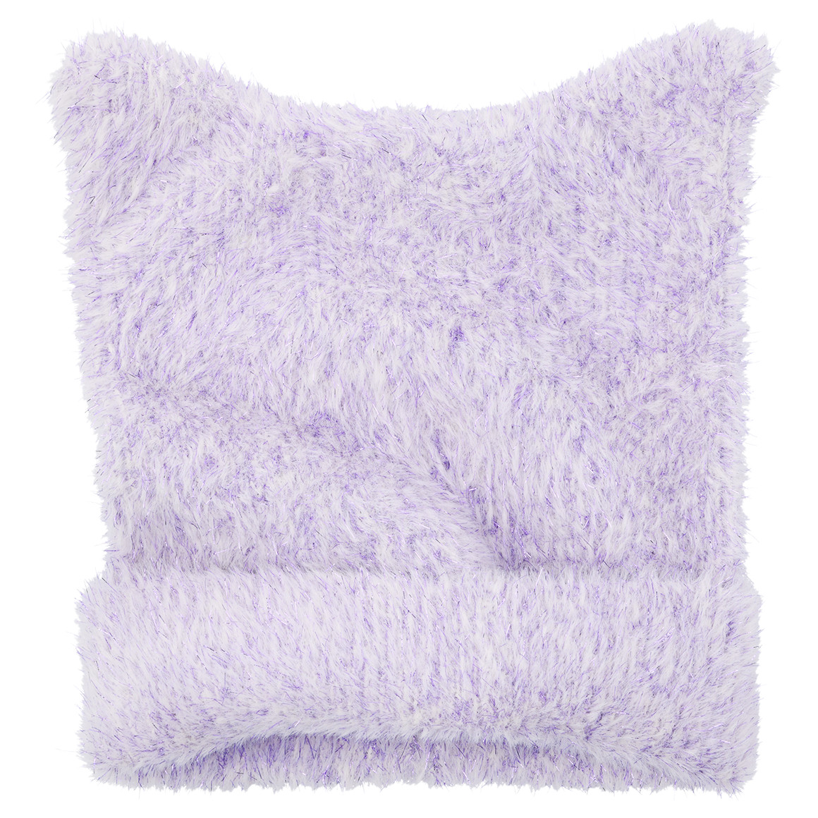 Gebreide muts voor meisjes met effectgaren