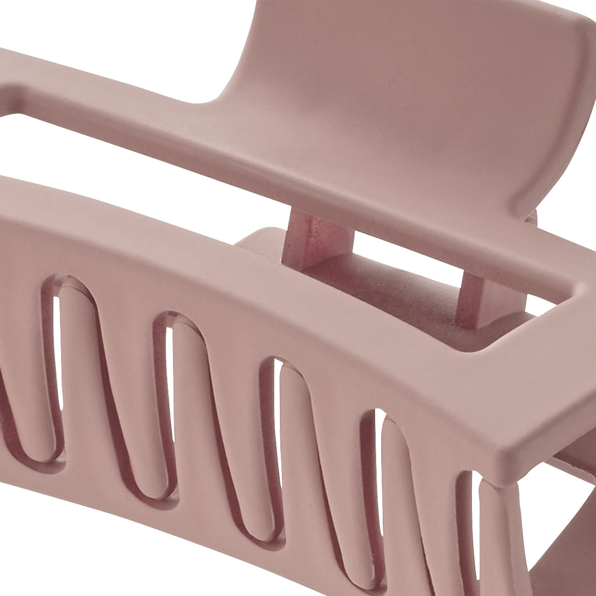 Große Haarklammer in matter Optik