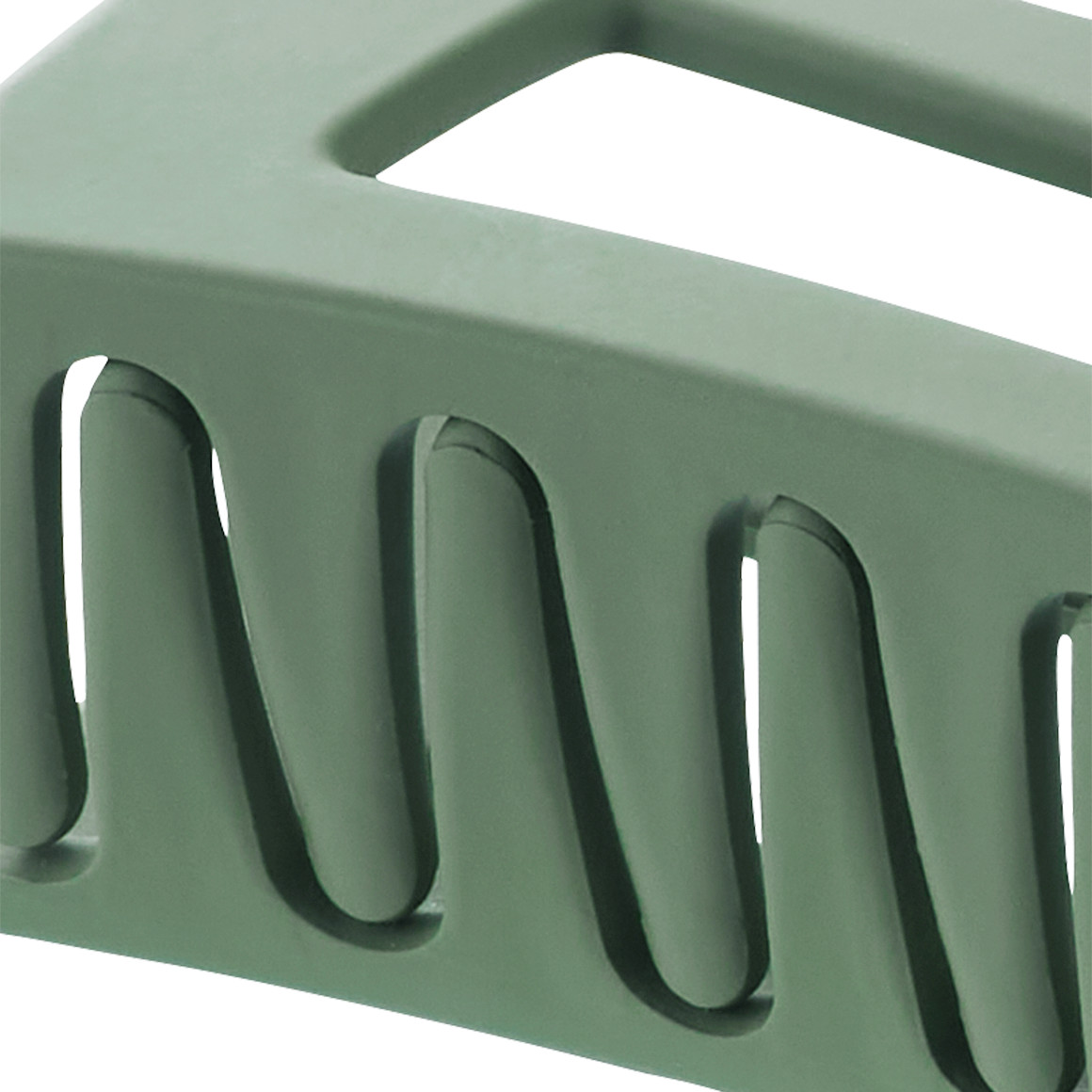 Große Haarklammer in matter Optik