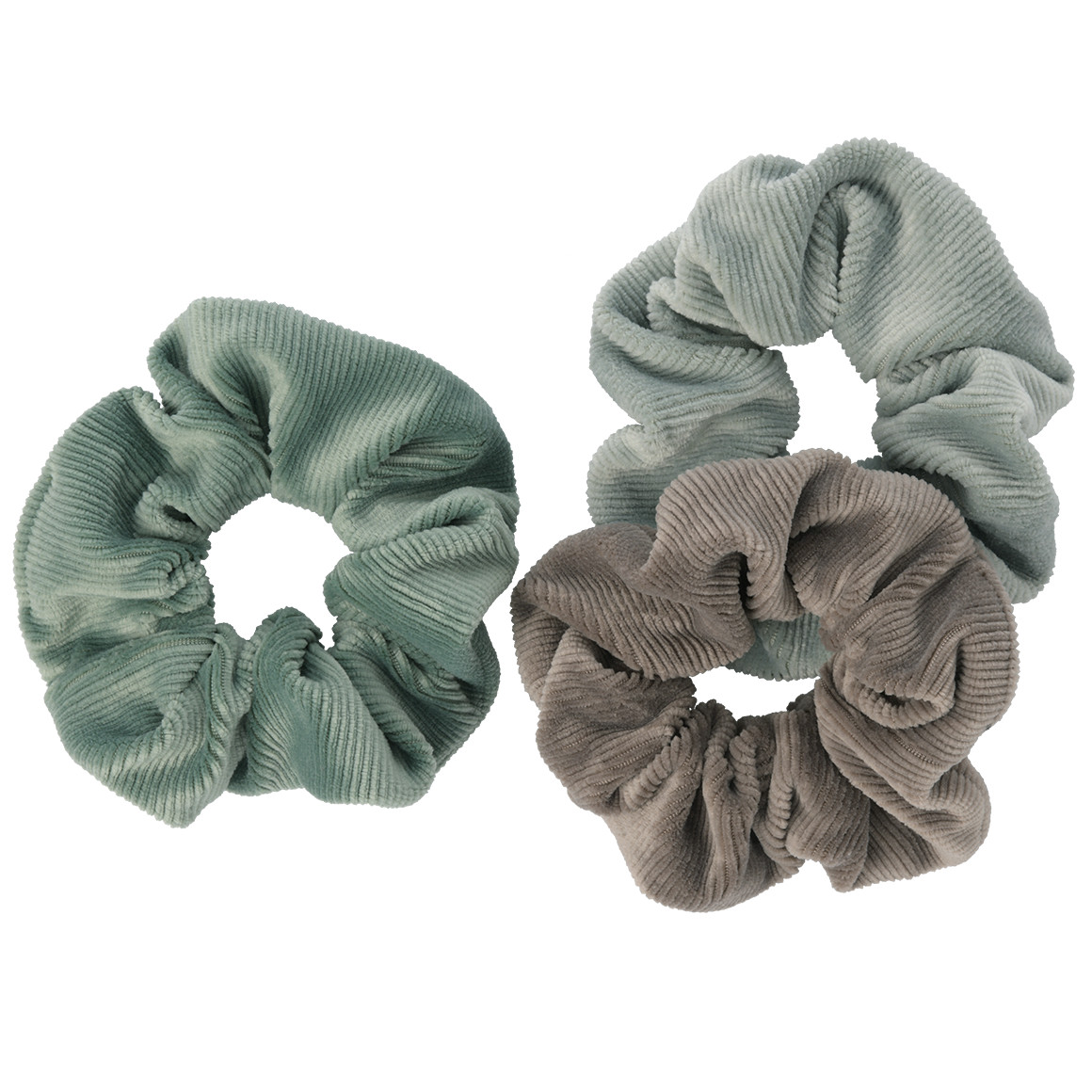3 Scrunchies aus Cord