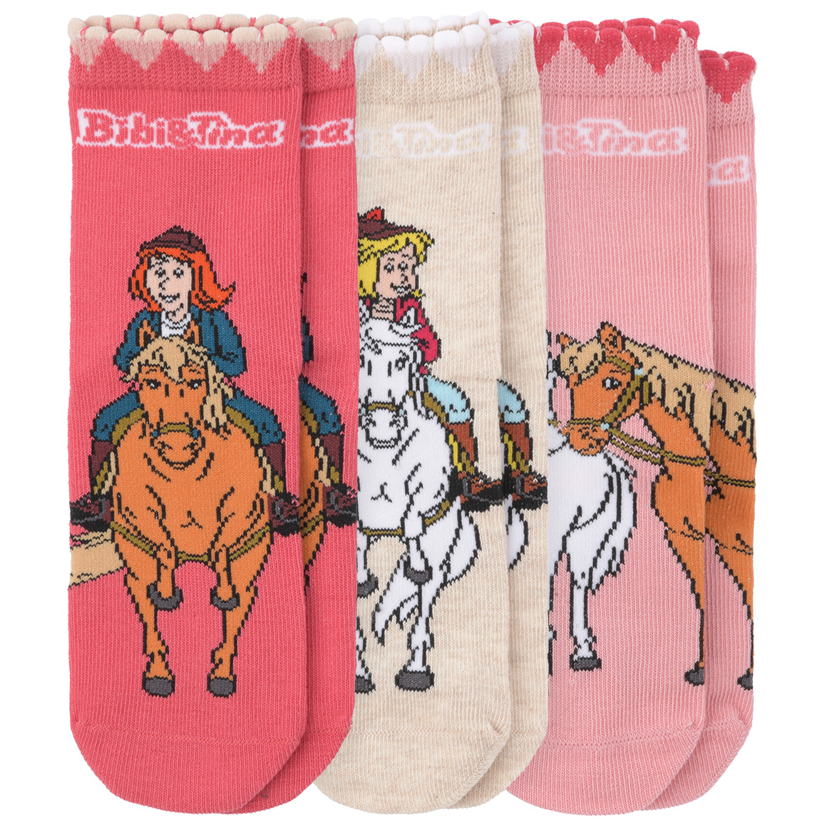 3 Paar Bibi & Tina Socken