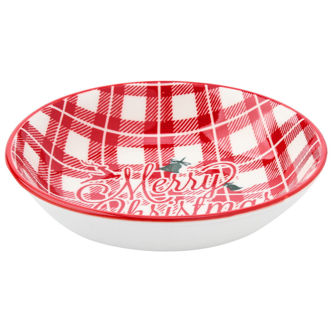 Kleiner Teller im weihnachtlichen Design