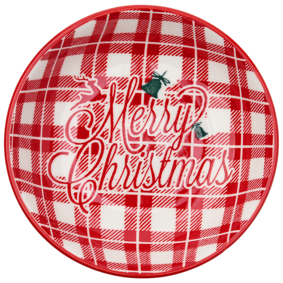 Kleiner Teller im weihnachtlichen Design