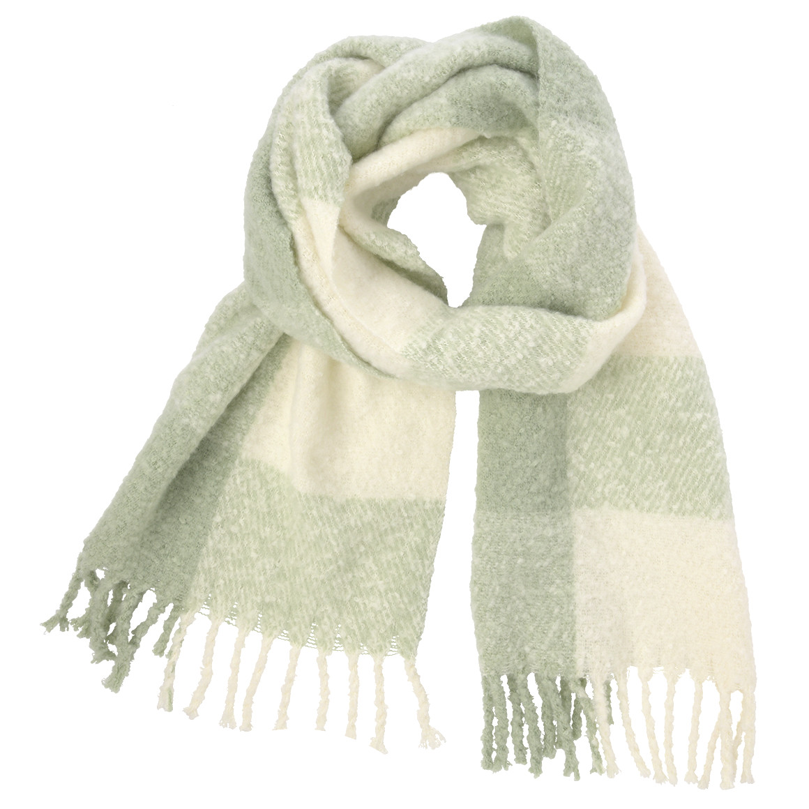 Mädchen Winterschal mit Fransen