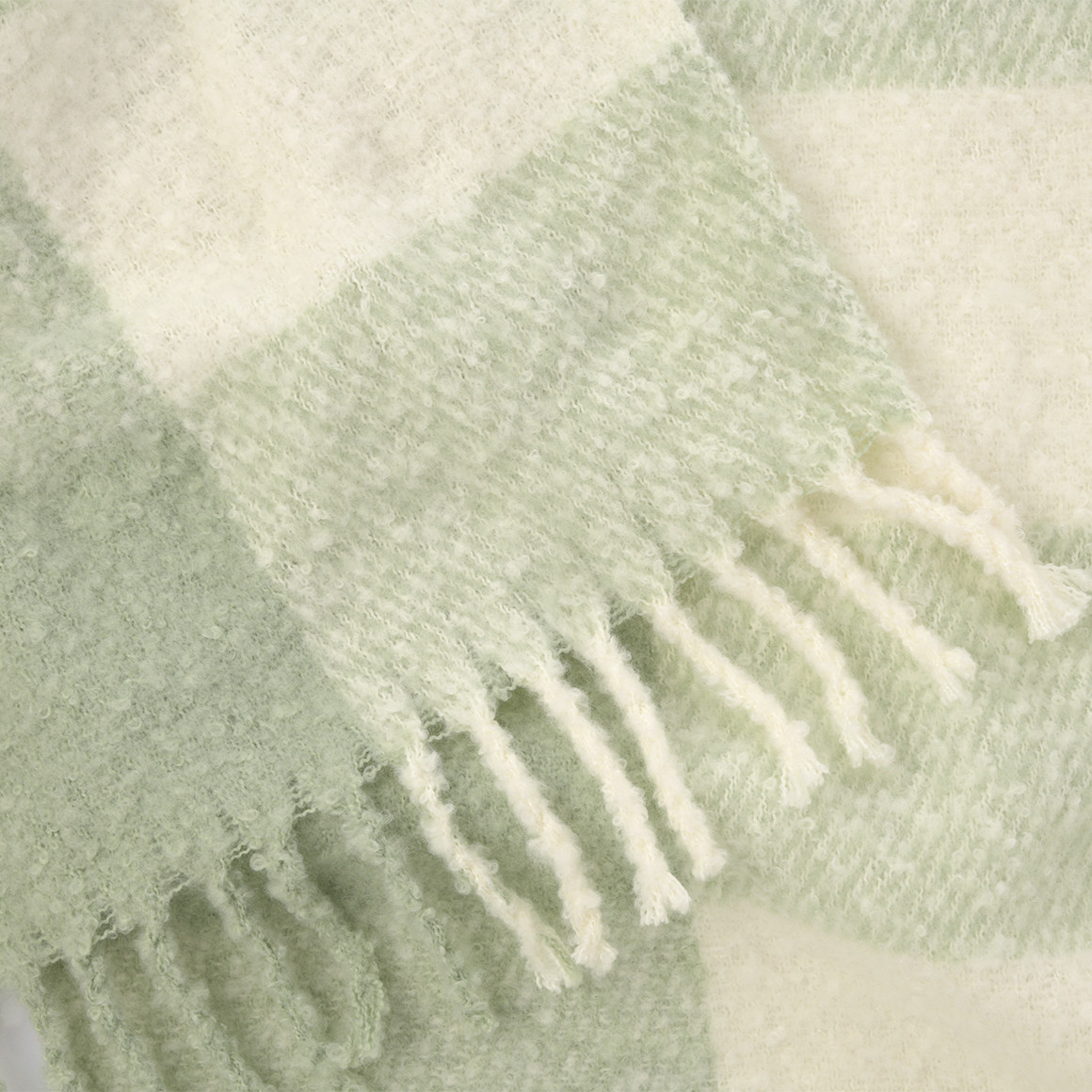 Mädchen Winterschal mit Fransen