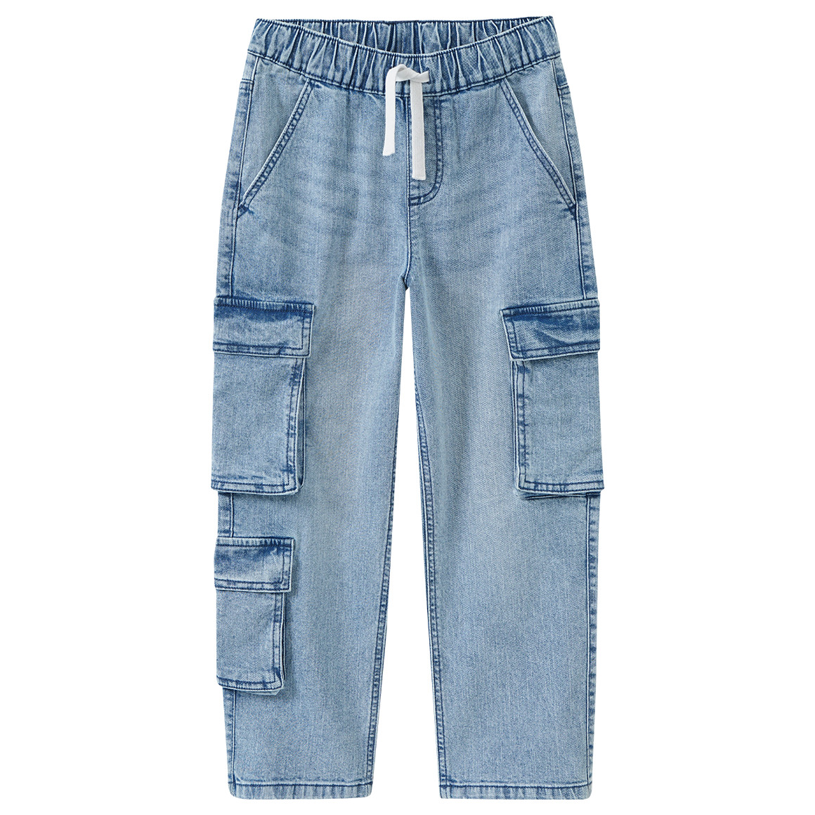 Pull-on jeans voor jongens in cargostijl