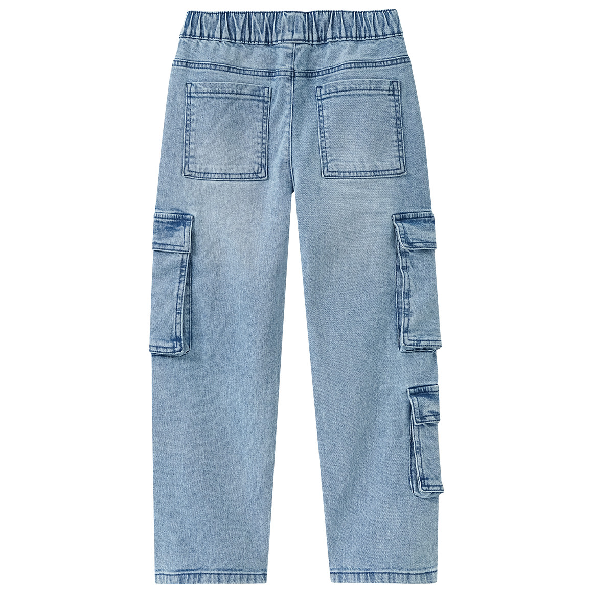Pull-on jeans voor jongens in cargostijl