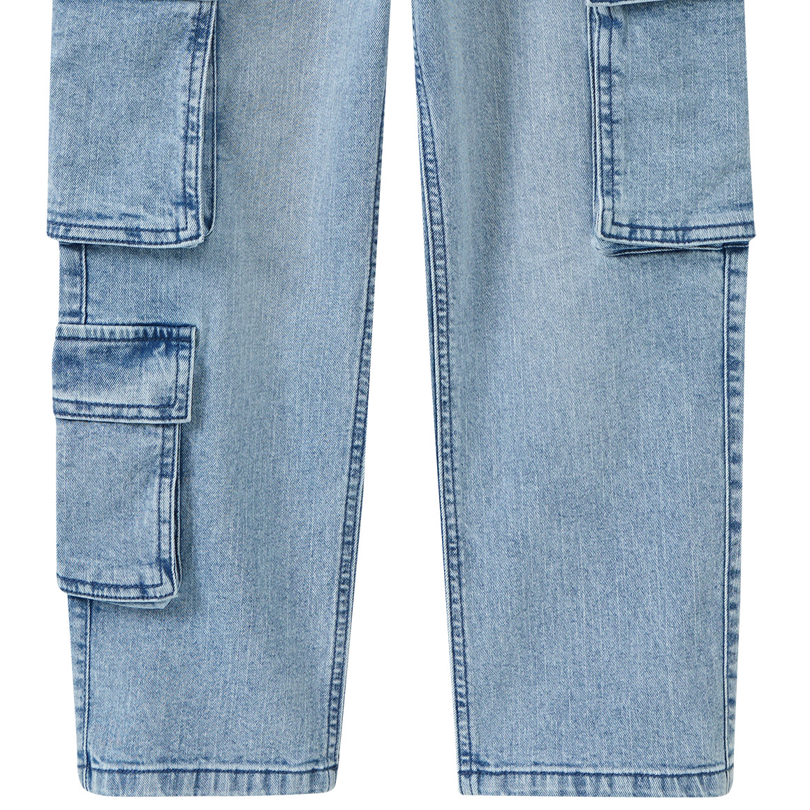 Pull-on jeans voor jongens in cargostijl