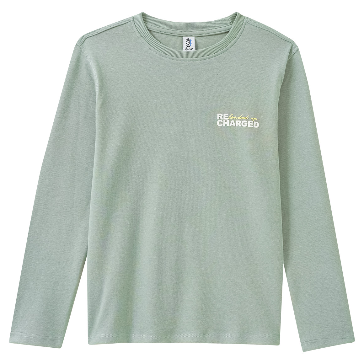 Jongensshirt met lange mouwen en rugprint