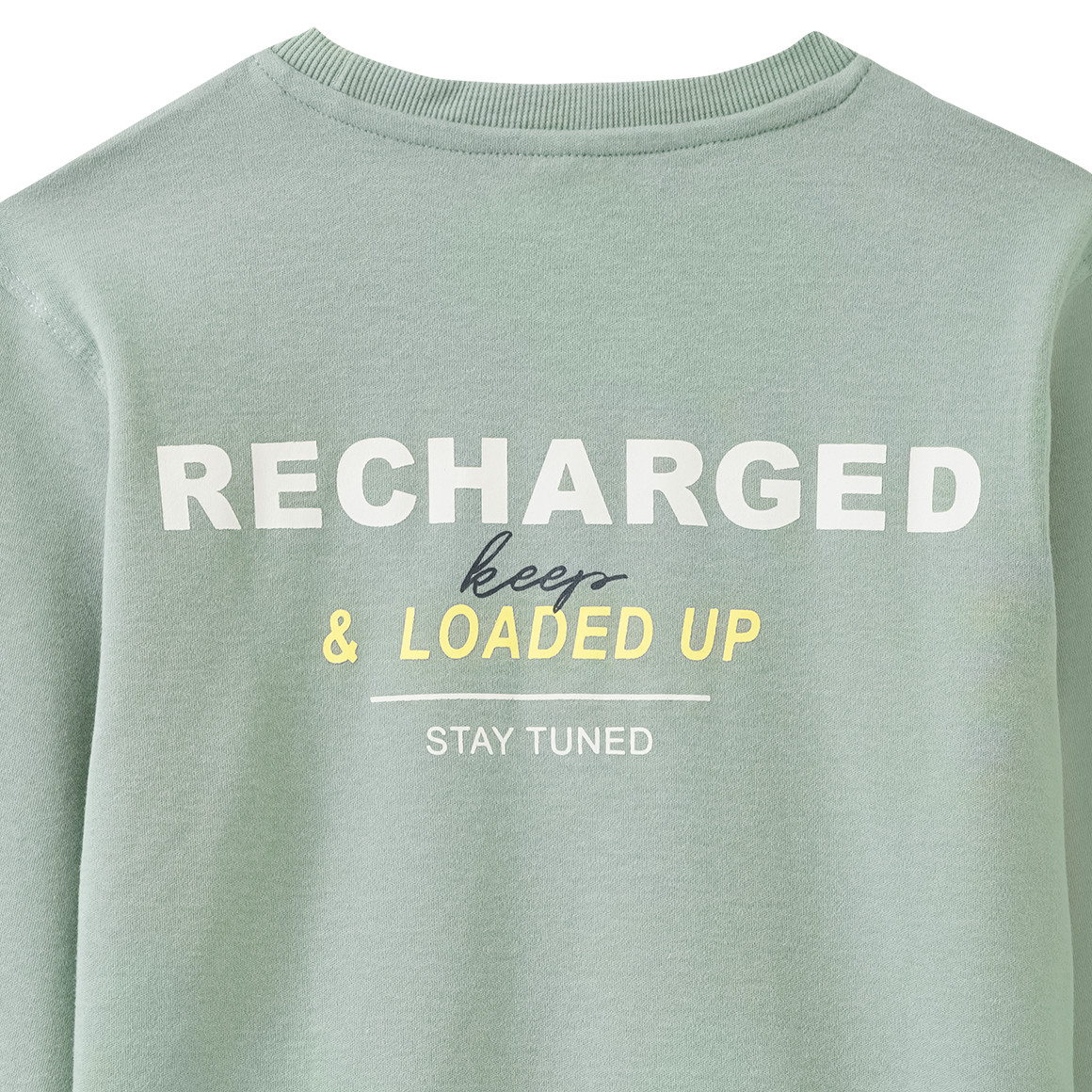 Jongensshirt met lange mouwen en rugprint