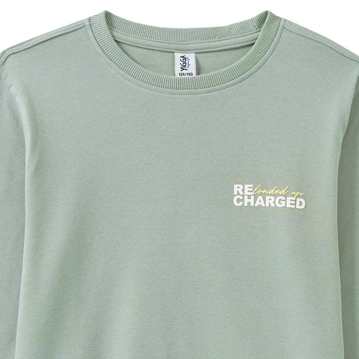 Jongensshirt met lange mouwen en rugprint