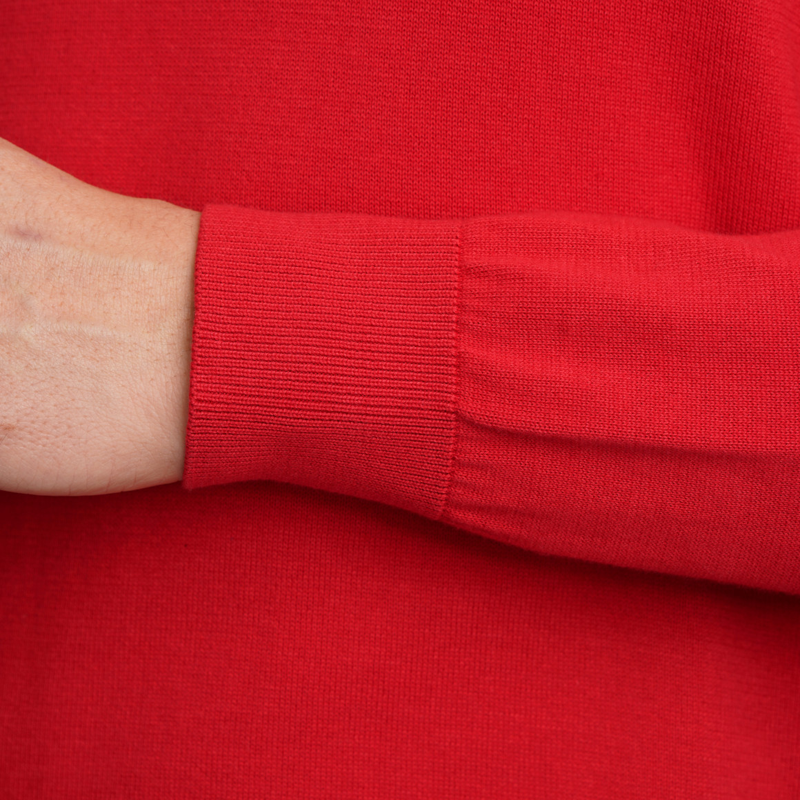 Gebreid poloshirt voor heren in basic look