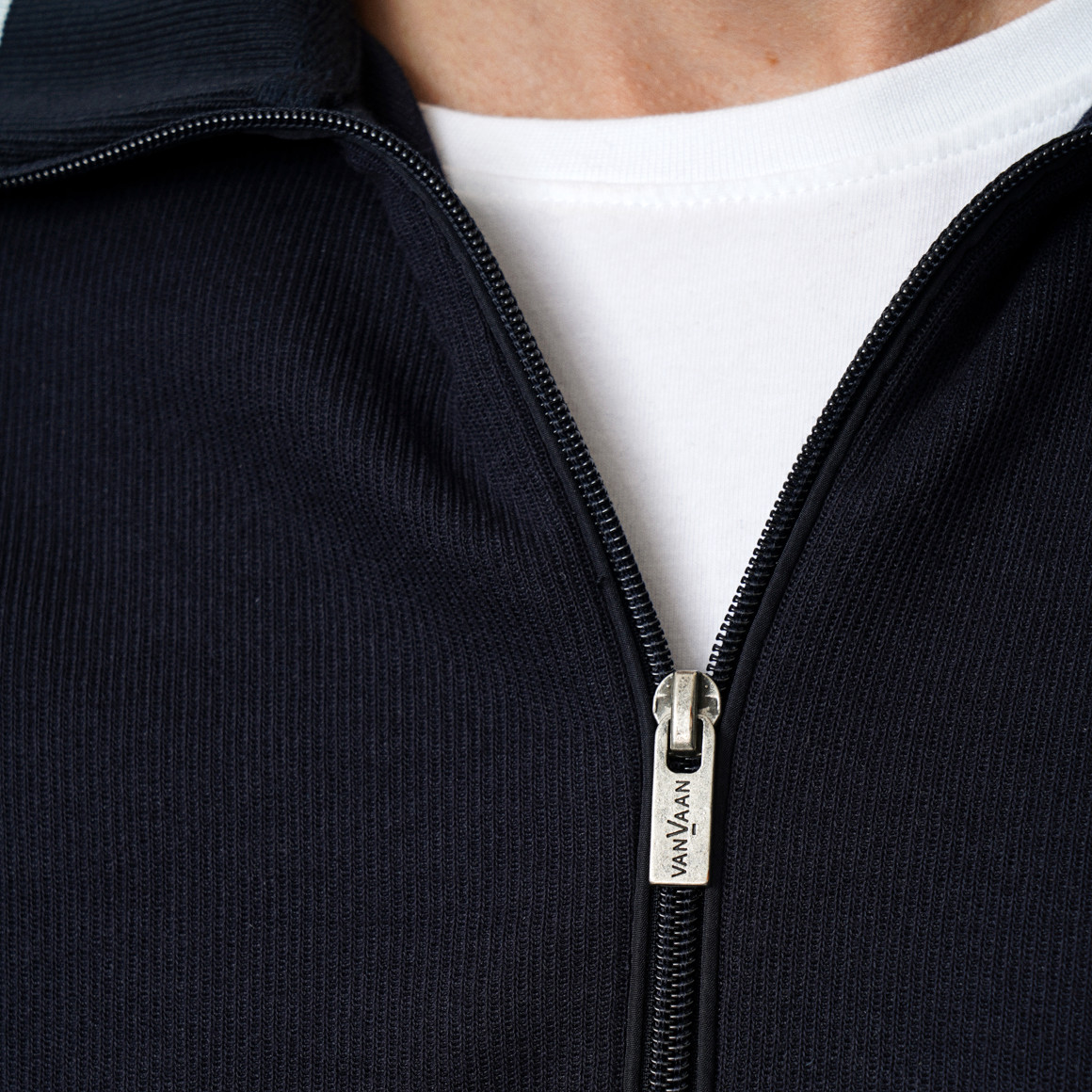 Herren Strickjacke mit Reißverschluss