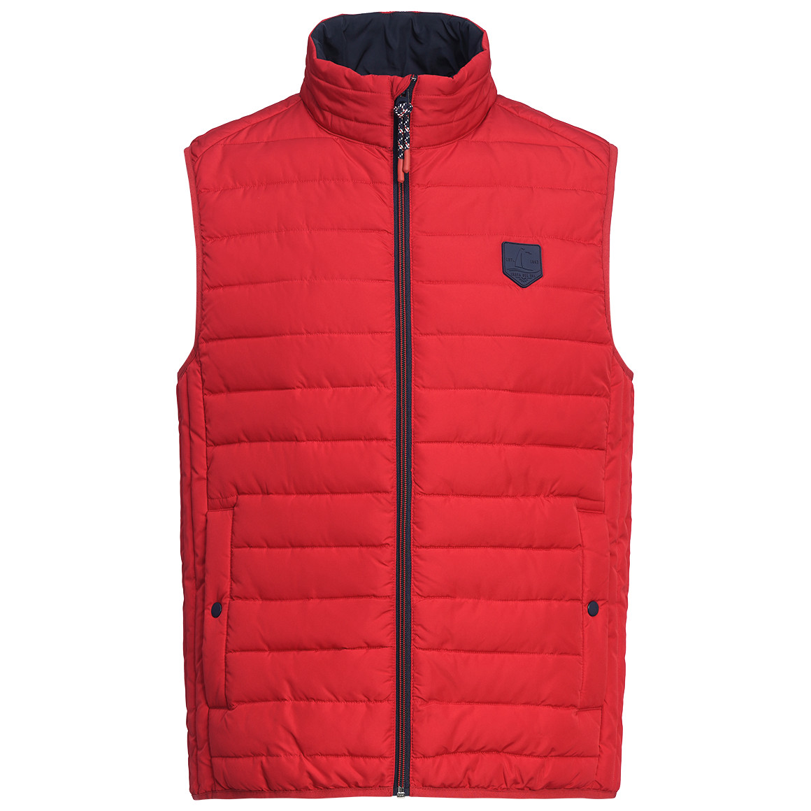 Herren Steppweste mit Zipper