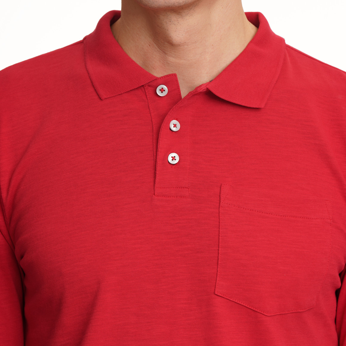 Herren Poloshirt mit Brusttasche