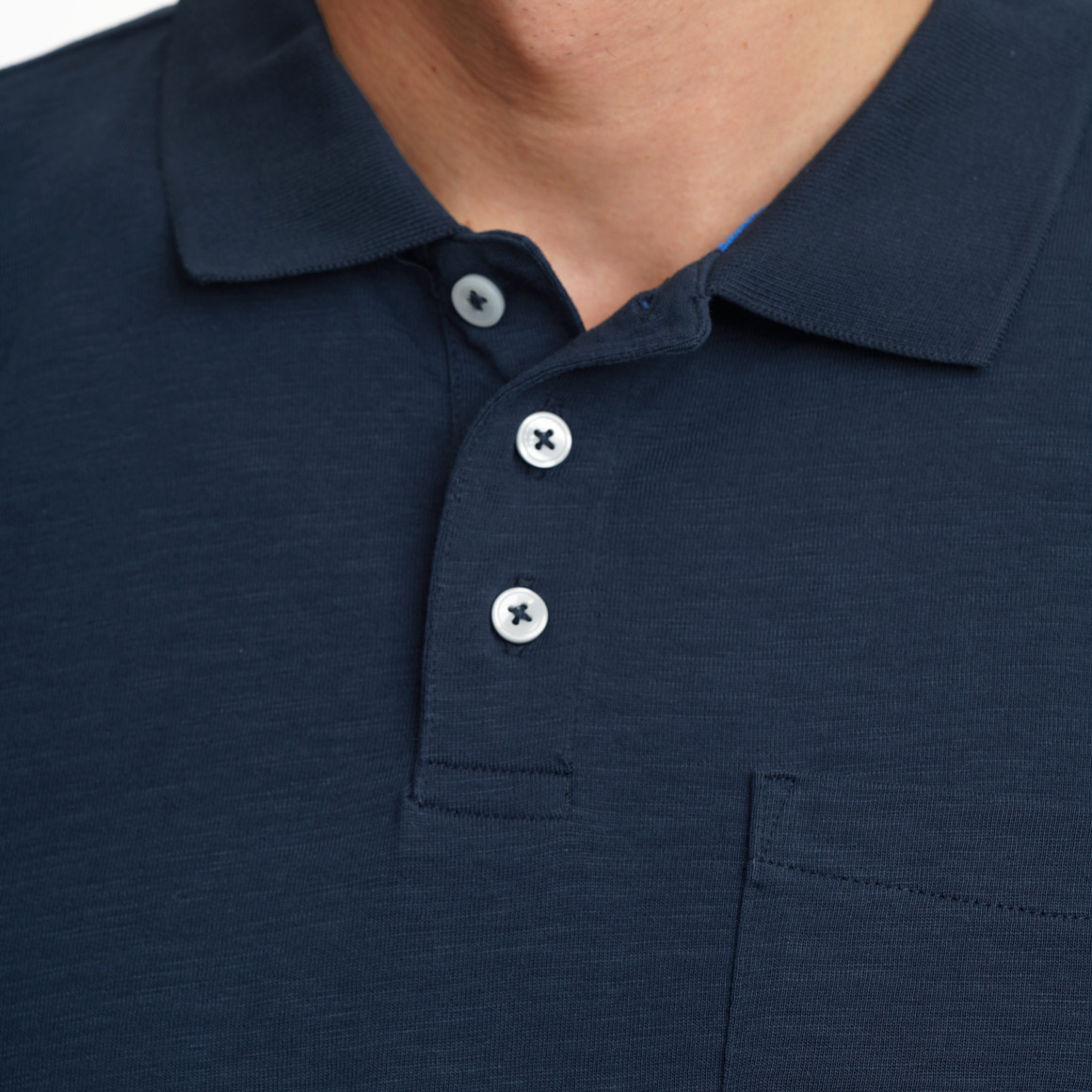 Herren Poloshirt mit Brusttasche