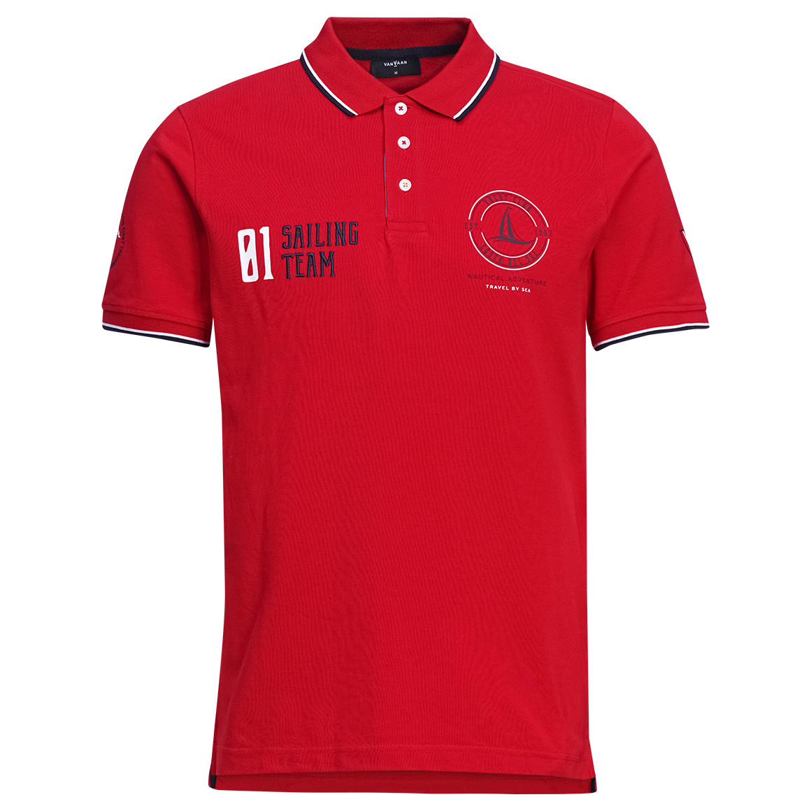 Herren Poloshirt mit Print