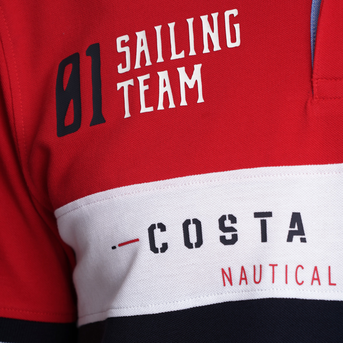 Herren Poloshirt im maritimen Look