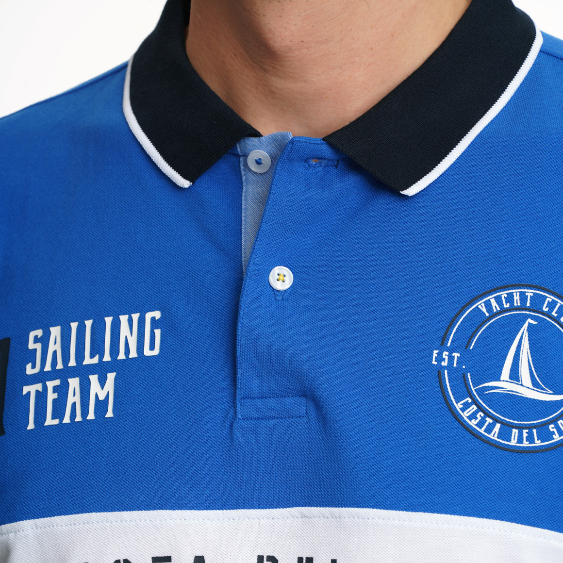 Herren Poloshirt im maritimen Look