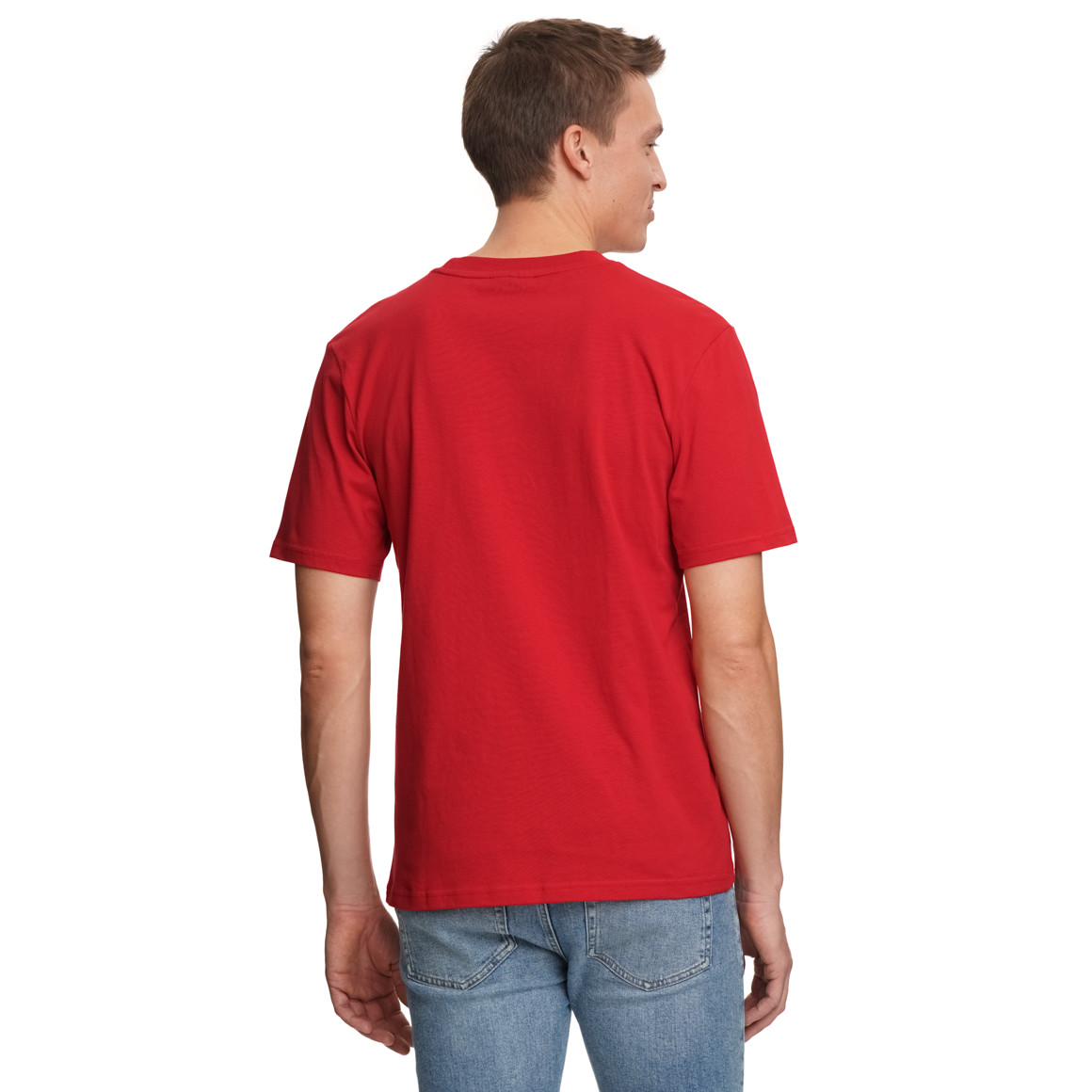 Herren T-Shirt mit Farbteiler